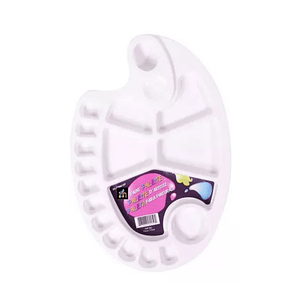 Paleta De Mezcla Pintura Bandeja Para Niños Accesorio Arte