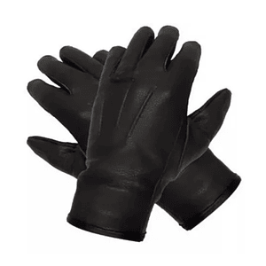 Guantes Cuero Clasico Unipiel Cierre Boton