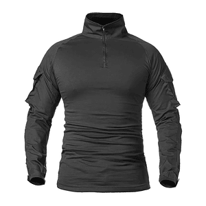 Camiseta Manga Larga Táctica Militar - Polera Multifuncional