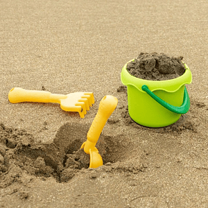 Set De Mini Balde Con 2 Herramientas - Pack Juguetes Arena