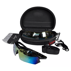 Lentes Tácticos 5 Lunas Intercambiables Ciclismo Trekking