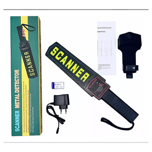 Detector De Metales Scanner De Mano 41 Cm / Color Negro