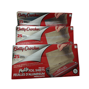 Set de 25 laminas de Papel Aluminio para Cocina