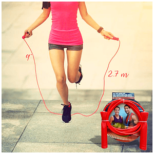 Salta Soga Cuerda Vinilo Hombre Mujer Fitness Deportes