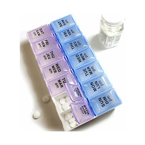 Organizador De Pastillas Para 7 Días Mañana Y Noche Cada Día