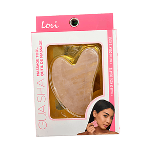 Guasha Piedra Natural Cuarzo Masaje Facial Corporal Antiedad