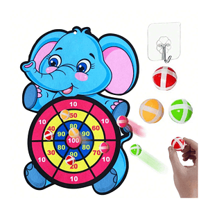 Juego De Diana con pelotas Adhesivas Diseño De Dibujos