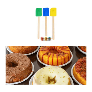Combo De Espatula Para Altas Temperaturas En Silicona Color