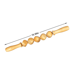 Palo Terapéutico de Madera para Masaje Corporal Integral
