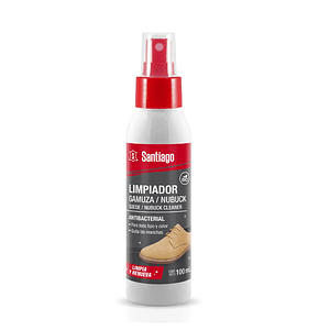 Limpiador Santiago para Zapato Gamuza Envase 100 mL