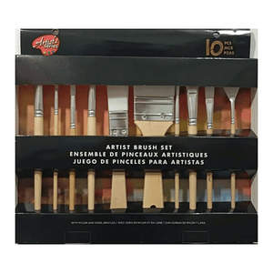 Set De Arte Juego De Pinceles 10 Pcs 