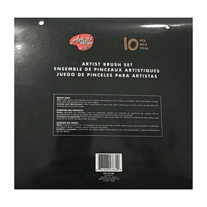Set De Arte Juego De Pinceles 10 Pcs 