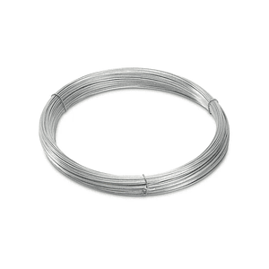 Alambre de Acero Multiusos Plateado de 30 metros