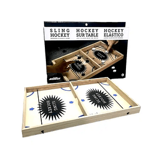 Juego Hockey Madera Mesa Foosball Clásico Sling Puck