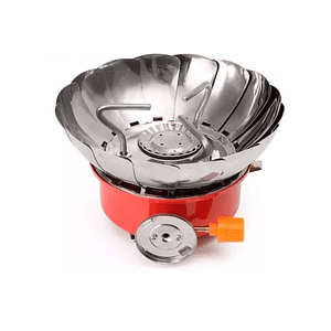 Cocina Portátil Camping A Prueba De Viento + Gas De Regalo