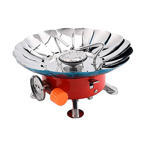 Cocina Portátil Camping A Prueba De Viento + Gas De Regalo