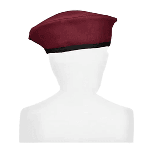 Boina Modelo francesa Tela Paño Color Guinda
