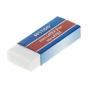 Set de 3 Borradores De Lapices En Vinilo Sin Latex