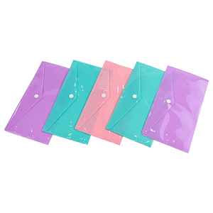 Set de 5 Carpetas Folder para Archivos Multicolor