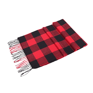 Bufanda Clásica Tartán con Flecos