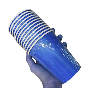 Set de 12 Vasos Color para Fiestas Eventos