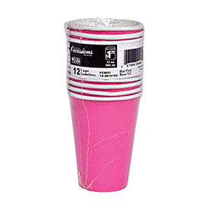 Set de 12 Vasos Color para Fiestas Eventos