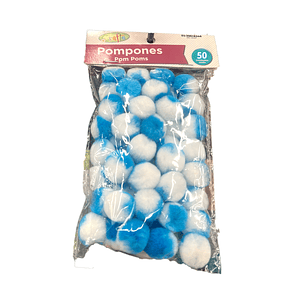 Set de 50 pompones suaves y esponjosos para Manualidades