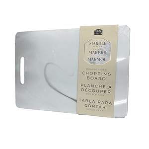 Tabla de cortar diseño Marmol Blanco 34.5 x 24.6cm