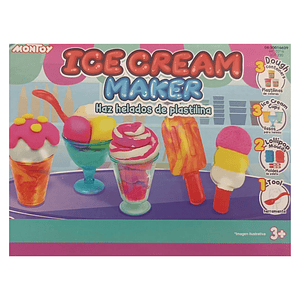 Juego de Moldear Helados De Plastilina Niños Didactica