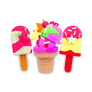 Juego de Moldear Helados De Plastilina Niños Didactica