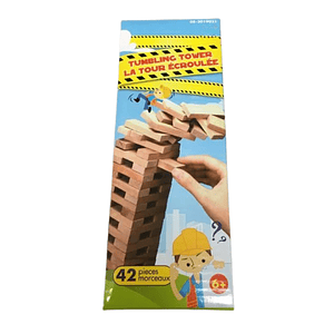 Juego de Madera Jenga Clásico para Niños y Familias 42 Pcz