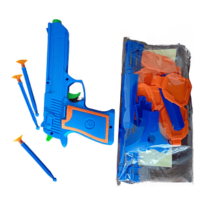 Pistola Lanzador Dardos Tiro Al Blanco de Juguete