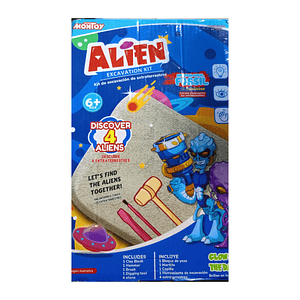 Kit De Excavación De Extraterrestres Brillan En La Oscuridad