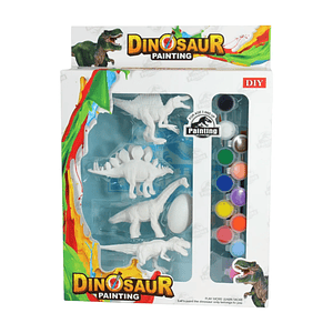 Kit de Pintura Dinosaurios – 4 Figuras para Colorear