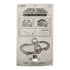 Pista De Carreras Con Dos Carritos De Cuerda