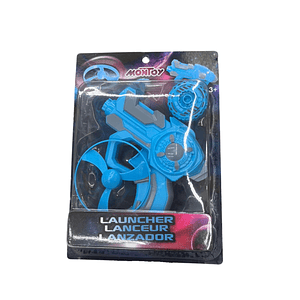Lanzador de Discos Aerodinamico de Juguete Para Niños