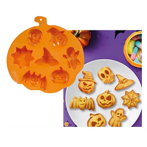Molde Silicona para cocina 7 Diseños Halloween 