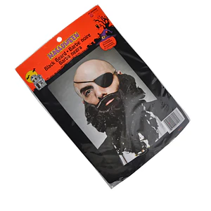 Barba Falsa Facial Disfraz Pirata Fiesta Halloween 