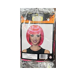 Peluca Corta Color Tematica para fiesta Halloween