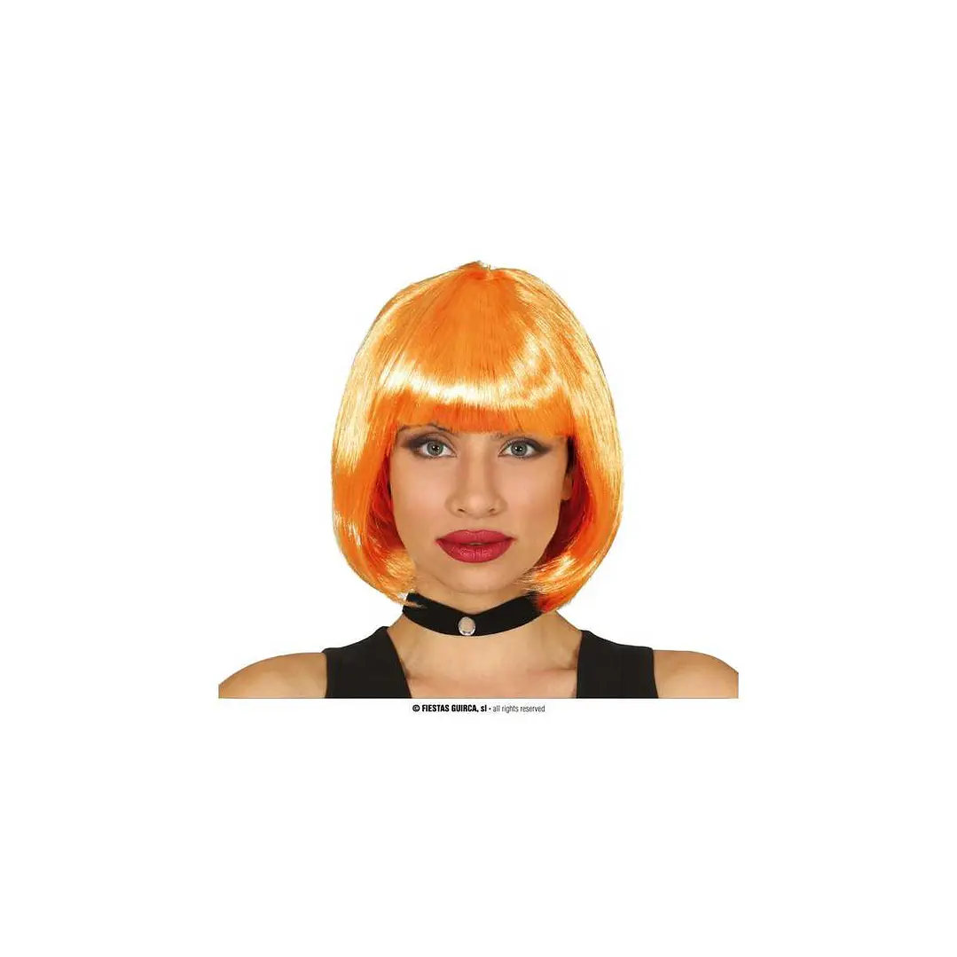 Peluca Corta Color Tematica para fiesta Halloween 5