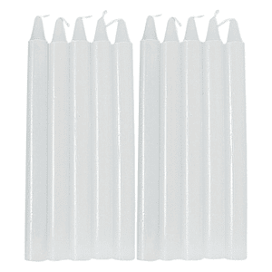 Set de 5 Velas Blanca Multiusos Estandar 24 Horas