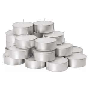 Set de 9 Velitas Blancas Velas Larga Duración 8.5/9 Horas