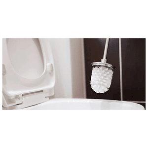 Cepillo Churrusco En Acero Inoxidable Para Limpiar Inodoro