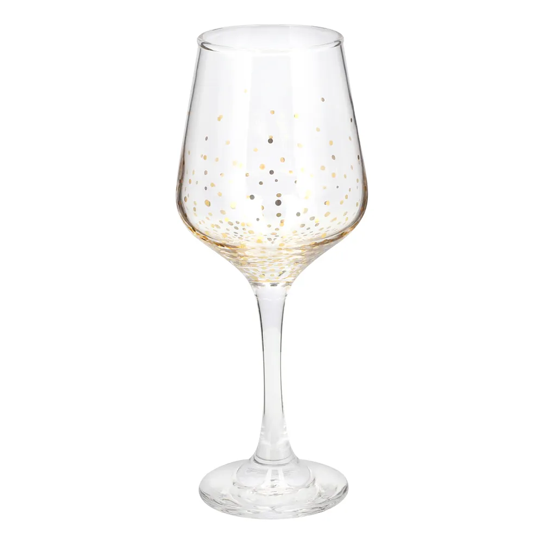 Copa de Vidrio Navideña con Diseño Decorativo 1