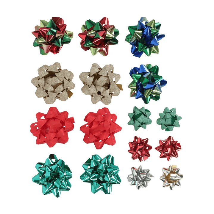 Set 16 Cintas Rosetón para Regalo 3