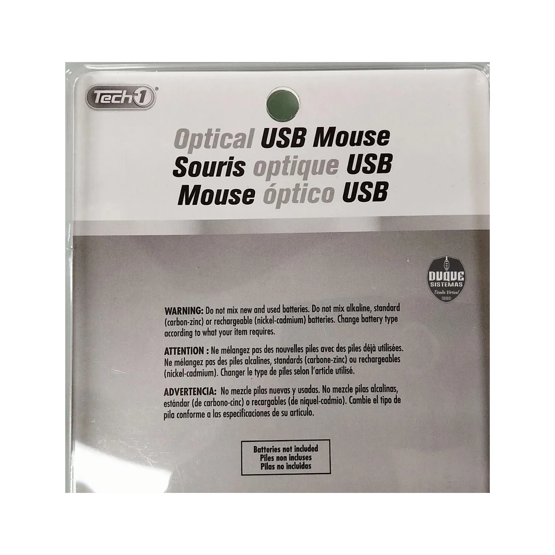 Mouse Inalámbrico Usb Óptico Negro 2