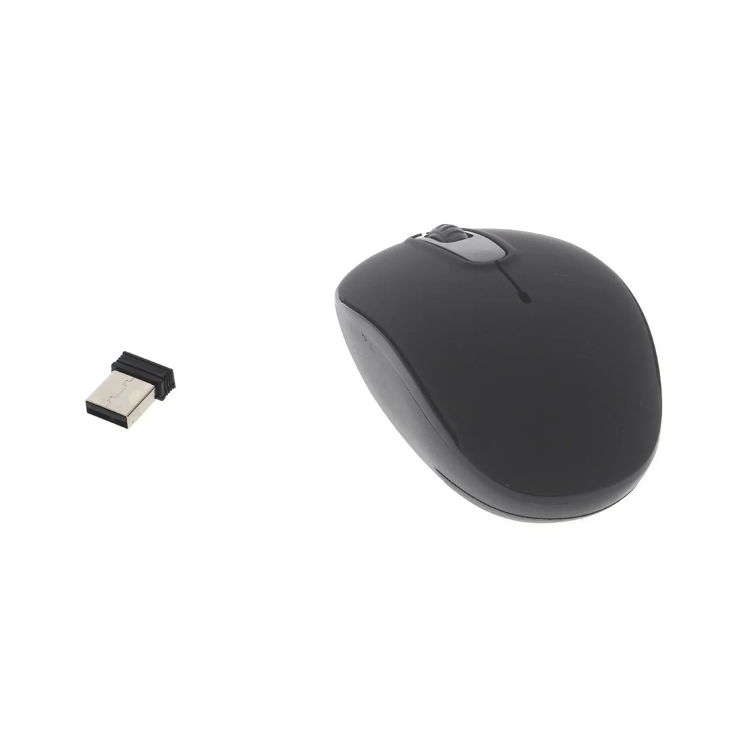Mouse Inalámbrico Usb Óptico Negro 4