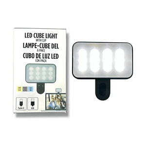 Lámpara LED recargable portátil panel de luz LED teléfono