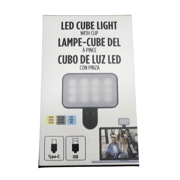 Lámpara LED recargable portátil panel de luz LED teléfono 2