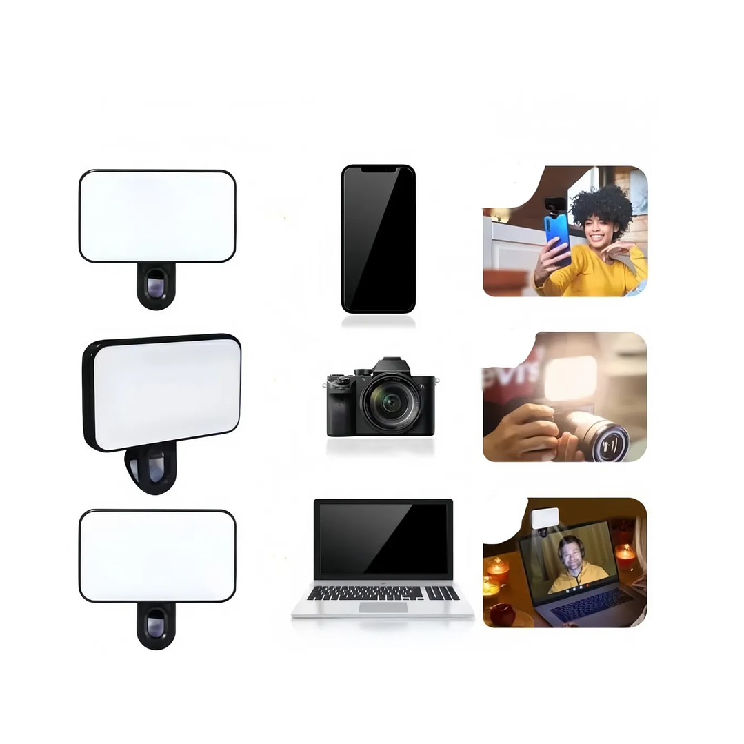 Lámpara LED recargable portátil panel de luz LED teléfono 5